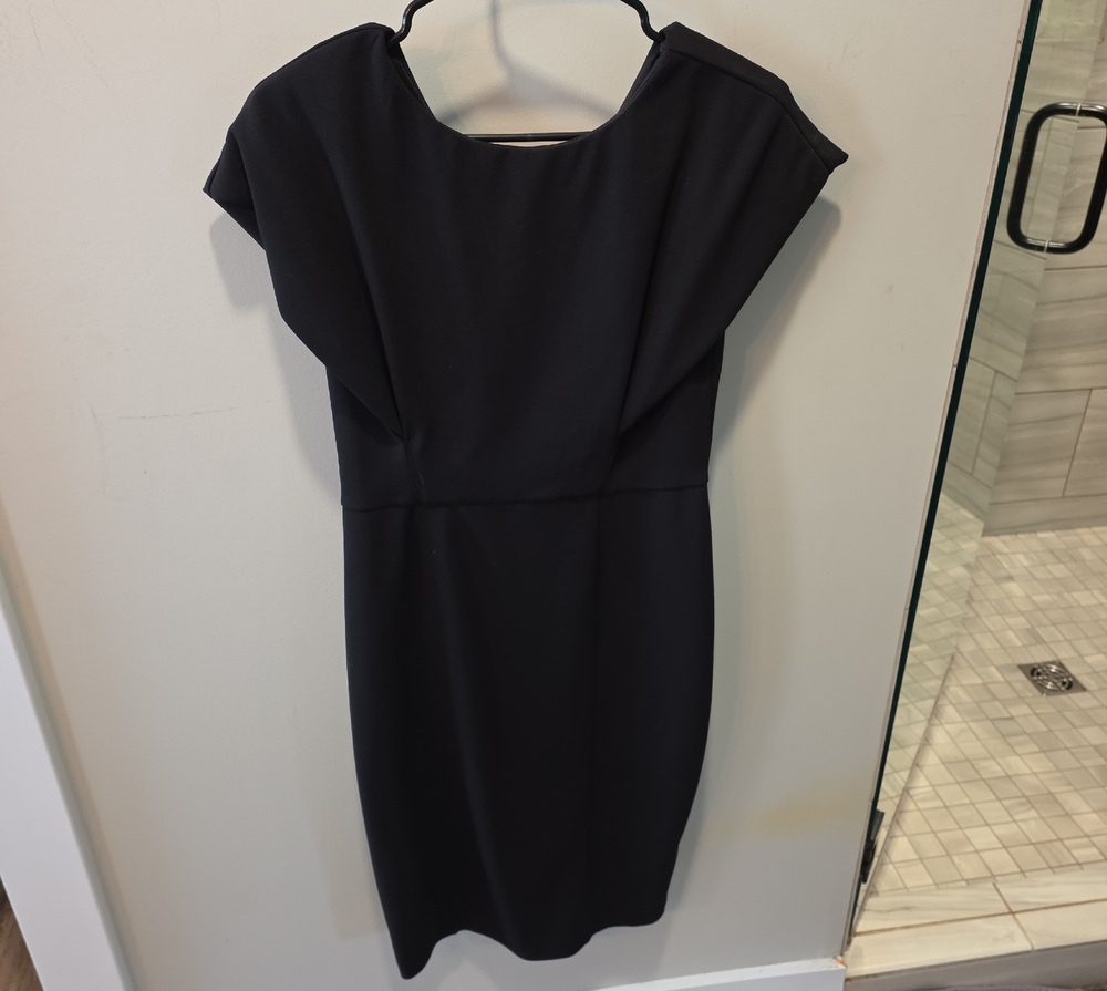 Express Black Midi Dress